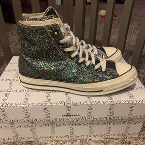 JW Anderson Glitter Converse